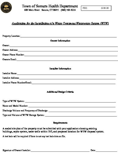 WTW-Permit-Application